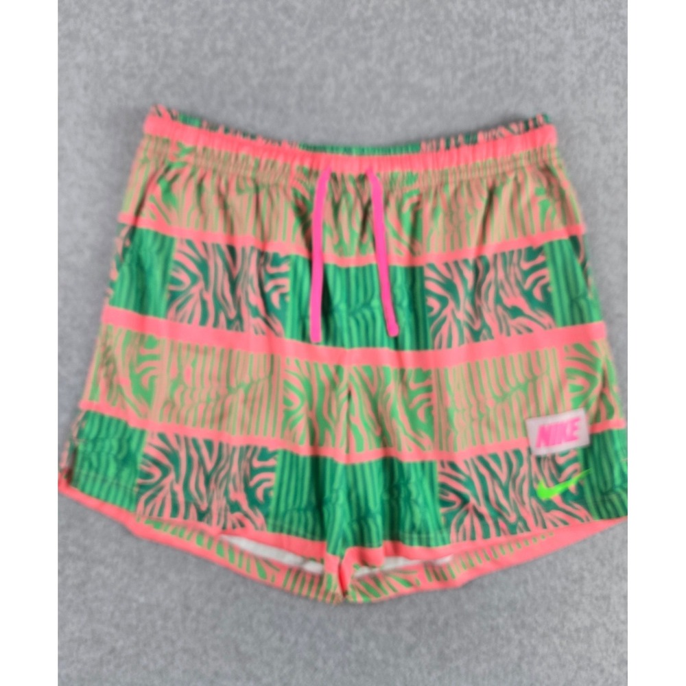 Nike Men Size XL X-Large Volley Athletic Shorts Zebra Stripe Activewear Pink NWT